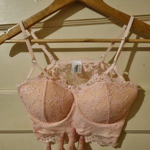 Dynamic Apparel Pink Crop Bralette